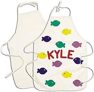 Baker Ross Lot de 2 Tabliers en tissu à personnaliser - Idéal comme cadeau à offrir pour la Fête des Mères, des Pères EK1123 71 cm