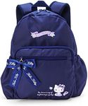 Sanrio 765805 Hello Kitty Backpack, For Kids, Lower Grade, Elementary School, Navy, Polyester, Hello Kitty, Water Repellent, Name Space, Reflective Tape, Chest Stopper, Girls, Character