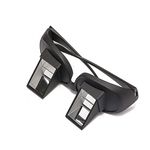 New Upgraded Lazy Spectacles Horizontal Glasses High Definition Glasses Prism Periscope Lie Down Eyeglasses for Reading and Watch TV in Bed, Balck, 15