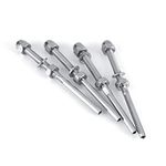 Threaded Stud End, 10pcs Threaded Tensioners, Stainless Steel Threaded Tensioner Stud Ends for 1/8 (3.175mm) Cable Railing System, Railings