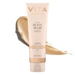 VITA LIBERATA Body Blur Light 100ml – Instant Fake Tan & Body Makeup, Wash Off Self Tan, Skin Blurring Coverage for Imperfections, Transfer Resistant Light Glow