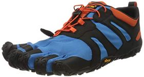 Vibram Men's V-trail 2.0 Sneaker, Blue/Orange, 45 EU