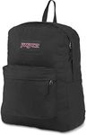 JanSport Superbreak Plus Backpack - Work, Travel, or Laptop Bookbag with Water Bottle Pocket, Black