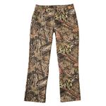 Carhartt Boys' Washed Dungaree Pants (Lined and Unlined), Mossy Oak, 8