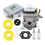 partszen 125BT Carburetor for Husqvarna 125BT 2004-2005 TH026D-AC57 Handheld Backpack Leaf Blower with Fuel Line Filter Spark Plug