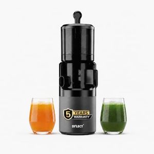 DYLECT® Nutri Pro Cold Press Juicer for Home | 140mm Wide Chute | Powerful AC Motor | Silent Operation <58dB | Advanced Safety Features | Quick Assembly & Easy Cleaning | All Types:Hard, Soft & Leafy
