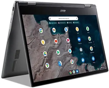 Acer Chromebook Spin 513 Convertible Laptop | Qualcomm Snapdragon 7c | 13.3" FHD IPS Touch Corning Gorilla Glass Display | 4GB LPDDR4X | 64GB eMMC | WiFi 5 | Backlit KB | Chrome OS | R841T-S4ZG, Gray