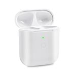 Chillyfar Charging Case Compatible with Air Pods 1 2 Gen Replacement for Air Pod 1st 2 Generation Charger Cases with Bluetooth Sync Pairing Button, Support Wired & Wireless, White