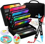 168 Colors Acrylic Paint Markers, D