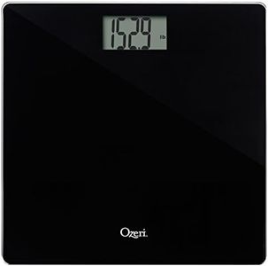 Ozeri Precision Bath Scale (440 lbs / 200 kg) in Tempered Glass, with 50 gram Sensor Technology (0.1 lbs / 0.05 kg) and Infant, Pet & Luggage Tare