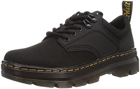 Dr. Martens unisex adult 5 Tie Shoe Oxford, Black Extra Tough 50/50+ajax, 8 Women 7 Men US