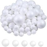 DIYASY 60 Small White Foam Balls Po