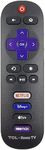 2023 OEM Replacement Remote Control Compatible with All TCL Roku Smart TVs【Only Works with TCL Roku TV, Not for Roku Stick and Roku Box】 (Netflix/Disney Plus/Apple TV+ / HBO Max)