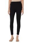 Max Women's Regular Fit Black Mid Rise Leggings M