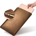 PU 13-Leather-Laptop-Sleeve, Natural Wool-Padded 13 Inch Laptop Sleeve, Compatible MacBook-Leather-Sleeve, Surface-Book Sleeve Leather, MacBook Air 13 Inch Sleeve, Computer-Sleeve 13 Inch Laptop -COP