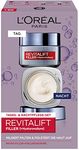 L'Oréal Paris Facial Care Set, Anti-Ageing Hyaluronic Day Cream and Night Cream Against Wrinkles, with Micro-Filler Hyaluronic Acid, Revitalift Filler, 2 x 50 ml