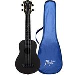 Flight, 4-String Electro-acoustic Travel Soprano Ukulele - Black (TUS-35E BK)