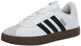 adidas Women's VL Court 3.0, White/Black/Grey, 9.5