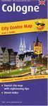 Cologne City Centre Map (engl) 1:18 000: Tourist City Centre map with sightseeing tips and Street index