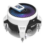 ALSEYE W90 CPU Cooler, Temperature Displayed CPU Cooler for Small Size PC Case with Powerful 90mm ARGB Lighting Fan and 40mm High-Performance Heat Column Inside