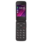 Hogdseirrs Tracfone My Flip 2 4G LTE Prepaid Flip Phone (Locked) - Black - 4GB - Sim Card Included - CDMA