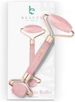 Rose Quartz Face Roller - Relaxation Gifts for Women, Skin Care Tools for Fine Lines and Wrinkles, Valentines Day Gifts, Beauty Gift Ideas, Face Massager Tools, Facial Tools, Self Care Gifts for Women