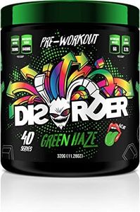 Faction Labs DISORDER Pre Workout Powder - Green Haze Flavour, 320 grams (40 Servings)