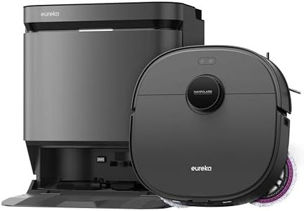 Eureka J15 Pro Ultra 2-in-1 Robot Vacuum & Mop with 16200Pa Suction, self-Cleaning Base, 75°C hot mop wash, Anti-Tangle Brush, AI Navigation, Edge Cleaning, Keep-Out Zones, Alexa/Google Compatible.