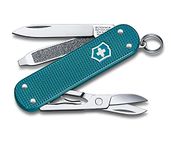 Victorinox, Classic SD Alox, Swiss Army Pocket Knife, Small, Multi Tool, Camping, 5 Functions, Blade, small, Nail file, Screwdriver 2.5 mm