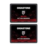 GIGASTONE Enterprise SSD 2TB NAS SSD Drive Cache (2-Pack) 24/7 Durable TLC High Endurance Business Server Data Center RAID Network Attached Storage 2.5" SATA Internal Solid State Hard Drives