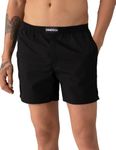 DAMENSCH Men's Regular Fit Cotton Breeze Ultra - Light Solid Boxer Shorts Cotton, Boxers for Men,Cotton Shorts for Men, Boxer Shorts for Men-Cape Black-3XL