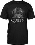 Queen Men's Logo Slim-Fit T-Shirt Black M