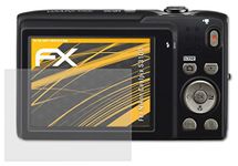atFoliX Tempered Glass Screen Protector Compatible with Nikon Coolpix S3100 Screen Protector, Anti-Glare and Shock Absorbing FX Film (3X)