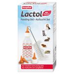 Beaphar | Lactol Feeding Set Accessories | For use with Milk Replacer | Helps feed New-born & Weaning Kittens, Puppies & Small Animals | Pack Contains 1 Bottle, 6 Teats & 1 Cleaning Brush