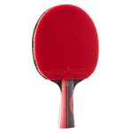 JOOLA Infinity Edge - Tournament Performance Ping Pong Paddle w/ Pro Carbon Technology - Black Rubber on Both Sides - Competition Ready - Table Tennis Racket for Advanced Training - Designed for Speed