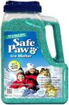 Safe Paw, Dog/Child/Plant Pet Safe Ice Melt with Traction Agent, 8lb, 100% Salt-Free/Chloride-Free, Non-Toxic, Fast Acting, Lasts 3X Longer