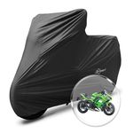 Neodrift 'NeoMax' Bike Cover for Kawasaki Ninja 650 (All-Weather Motorcycle Protection, Water & UV Resistant, Dustproof, Windproof) (Color-Black)