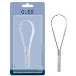 GUBB Metal Tongue Cleaner For Kids & Adults | For Fresh Breath & Bacteria Removal | Improved Taste Sense & Oral Hygiene | Ayurvedic Tongue Scraper For Bad Breath (With Loop)