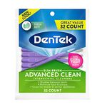 DenTek Slim Brush, Professional Interdental Cleaners, Tight Teeth, Mouthwash Mint, 32 Count