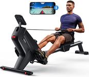 Magnetic Rowing Machine, UTRYUP Bluetooth Rower Machine for Home, Upgrade Resistance Strength with 16 Levels, Custom Widened Foot Pedals, 350 Lbs Weight Capacity