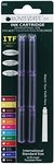 Monteverde International Size Cartridge to Fit Fountain Pens, Purple, 6-Pack (G302PL)