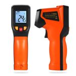 amiciSense Infrared Thermometer for Industrial Use with 0.5sec Fast Measurement & Auto-Shut, -50°C to 600°C Laser Temperature Measuring Device