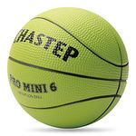 Chastep Mini Sponge Basketball, 6" Foam Ball for Kids. Soft and Bouncy, Safe to Play Indoor/Outdoor (Lemon Green)