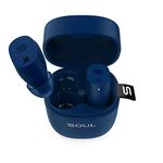 Soul Superior High Performance True Wireless Earphones Bluetooth 5.0 IPX5 Waterproof [Blue]