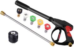 YUET High Pressure Washer Gun Jet Wash Accessory Kit Wand Extension for M22 14MM & Karcher Connect Release K2 K3 K4 K5 K6 K7 Kärcher & Wand Dirt Lance Spray Nozzle Adjustable Cleaning Cleaner 4000 PSI