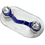 Readerest Magnetic Eyeglass Holder, Name tag, Magnet Badge Holder, Sunglasses Holder, Eye Glass Holder from Shark Tank, Made in USA (Blue with Crystal), Gifts for Mom and Dad