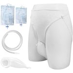 Portable Urinals for Men, Wearable Urinal Bag for Elderly Men，Reusable Male Urine Bag， Elderly Urinal with Urine Catheter Bags(2000ML*1+1000ML*2) for Bedridden Patients