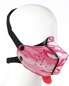 Neoprene Puppy Face Muzzle Dog Hood Mask Play Hoods