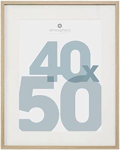 Atmosphera - Cadre photo Manu - bois et verre - 40x50 cm