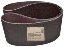 Sungold Abrasives 67665 Premium X-Weight Cloth Aluminum Oxide 100 Grit Edge Sander Belt (Pack of 2), 6" by 89"